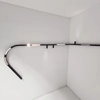 Magnetinis LED Bėgelinis Šviestuvas, 8W, 3000K, DALI, Matinė Juoda - Nuotrauka 4
