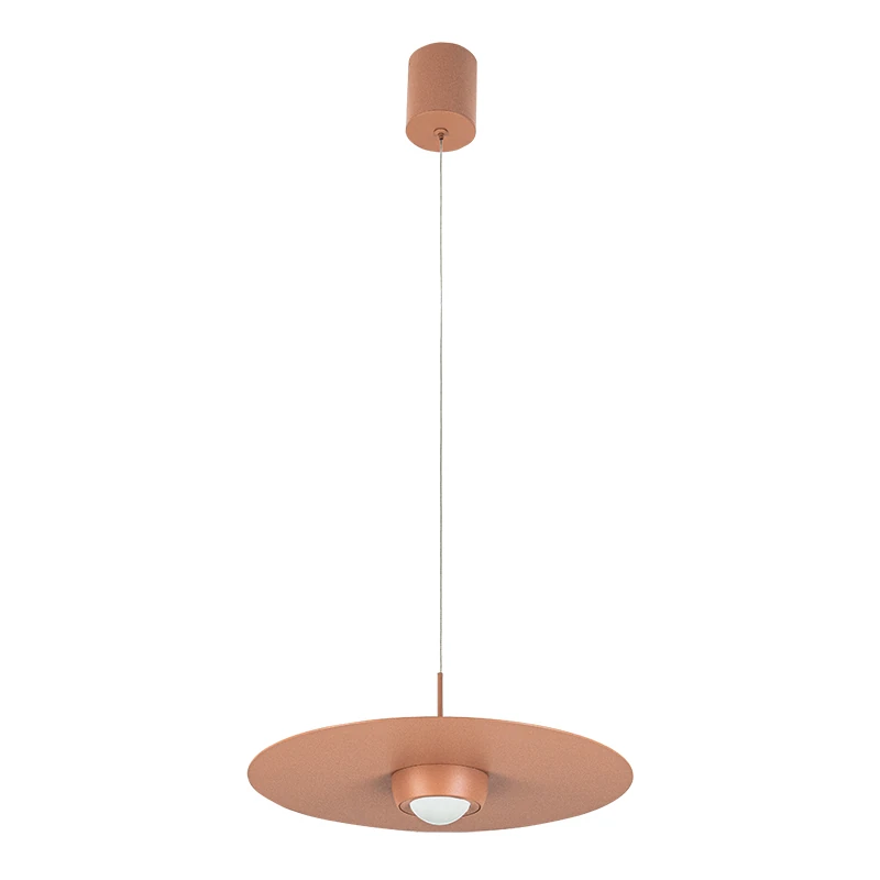 LED pakabinamas šviestuvas Ø35 cm – apvalus, terakotinis, TRIAC
