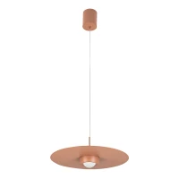 LED pakabinamas šviestuvas Ø35 cm – apvalus, terakotinis, TRIAC - Nuotrauka 4