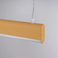 Pendant LED lamp 120 cm – linear, gold, remote dimming - Image 7