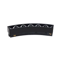 Magnetinis LED linijinis šviestuvas, 8W 3000K, smėlio juodas, L19.5cm, DALI - Nuotrauka 2