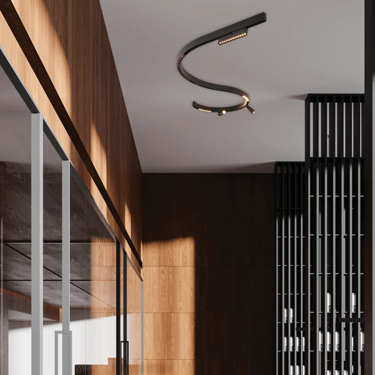Magnetic LED Spotlight 8W 3000K Sandy Black