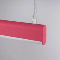 Pendant lamp 120 cm / 38W – linear, pink, remote dimming - Image 6