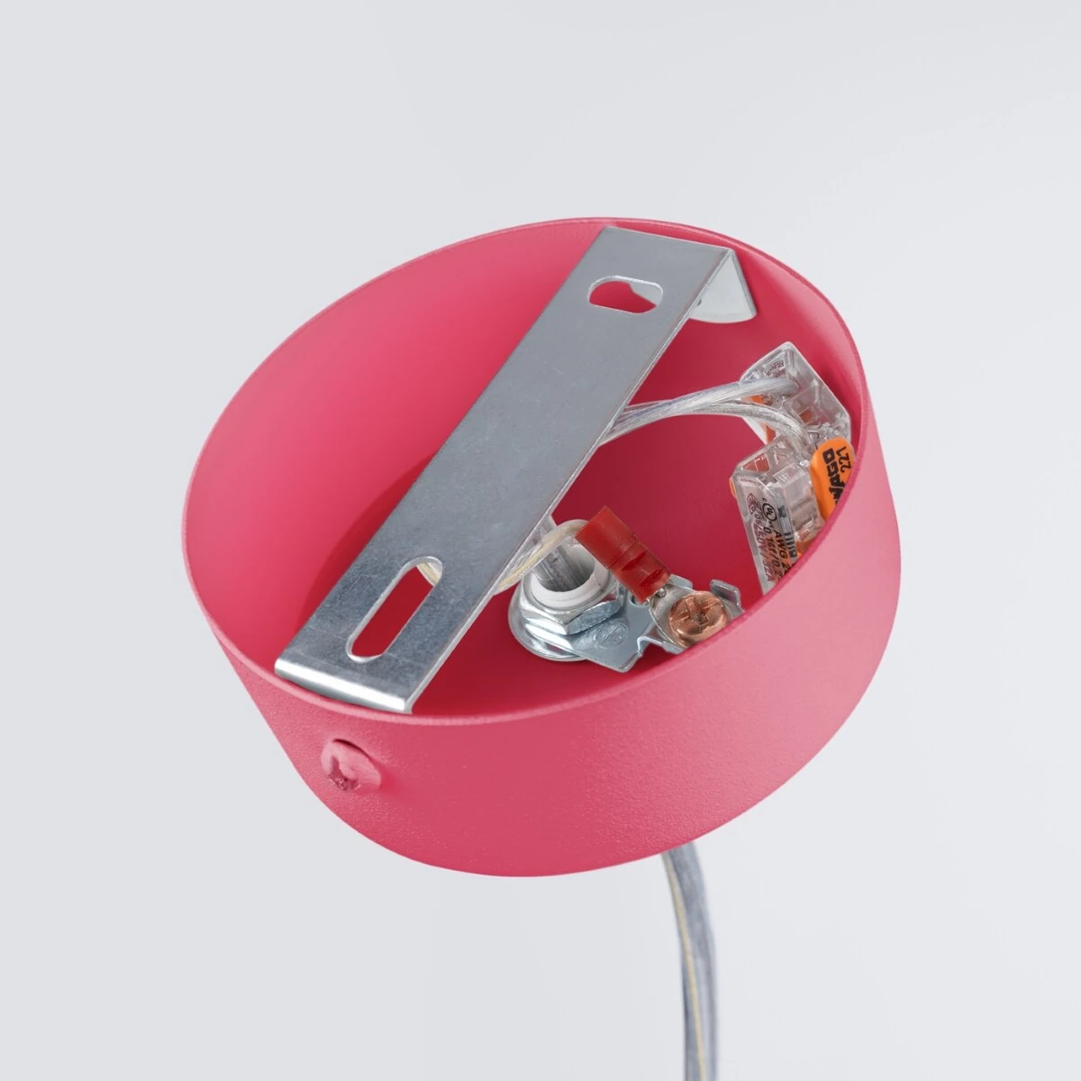 Pendant lamp 120 cm / 38W – linear, pink, remote dimming