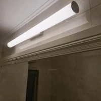 Cylindrical LED Bathroom Wall Light Chrome