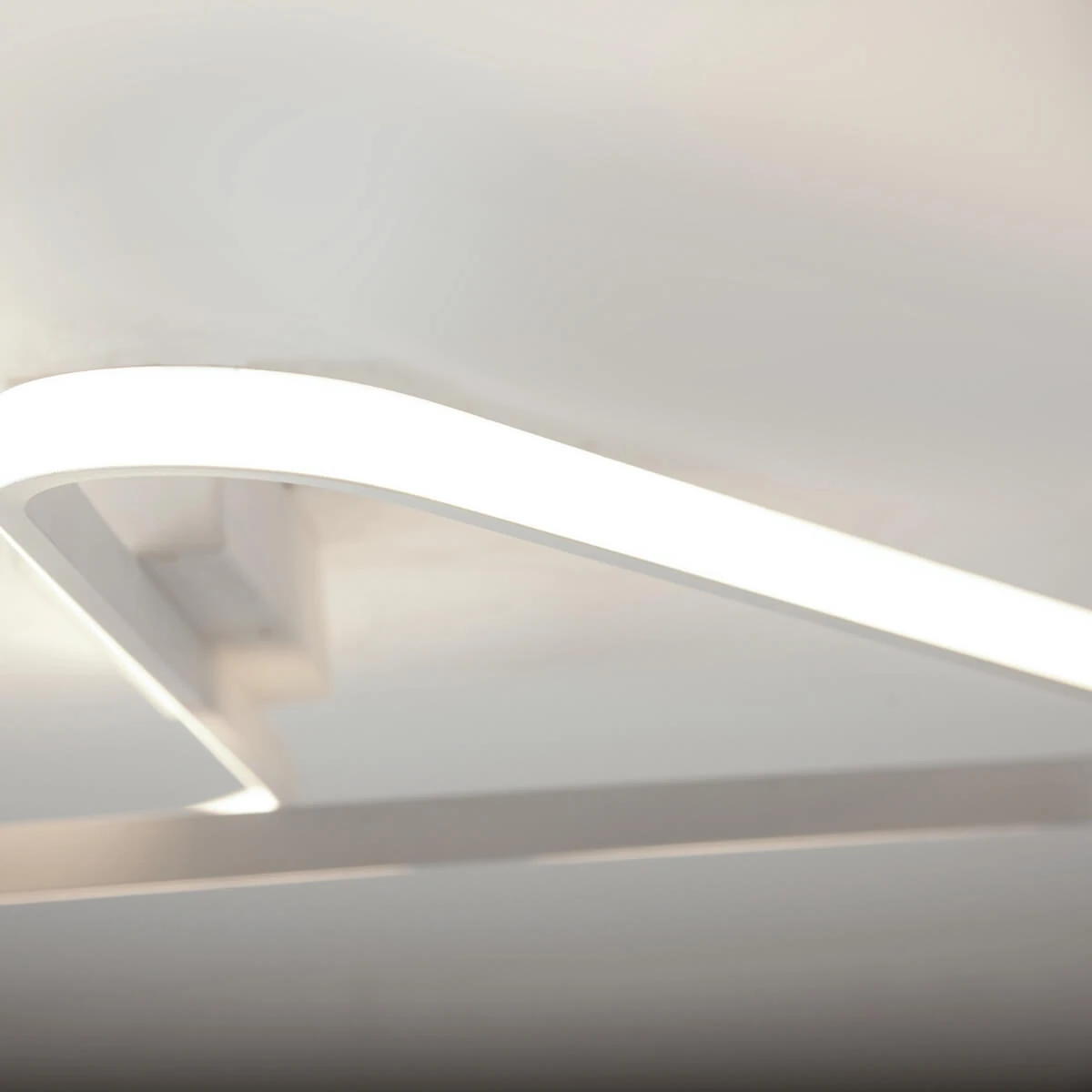 Modern Abstract LED Ceiling Light, White