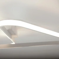Modern Abstract LED Ceiling Light, White - Image 3