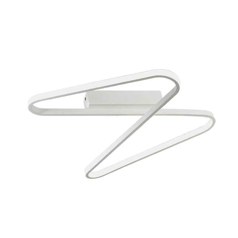 Modern Abstract LED Ceiling Light, White
