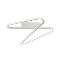 Modern Abstract LED Ceiling Light, White - Image 2