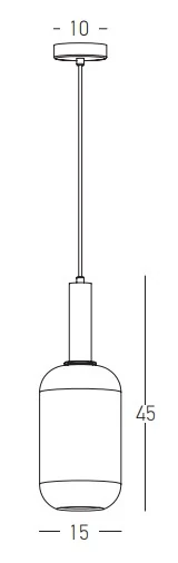 Aukso Matinio Metalo ir Opalinio Stiklo Pakabinamas Šviestuvas, 45 cm - Nuotrauka 3