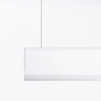 Pakabinamas LED šviestuvas 120 cm – linijinis, baltas, su nuotoliniu valdymu - Nuotrauka 5