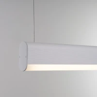Pakabinamas LED šviestuvas 120 cm – linijinis, baltas, su nuotoliniu valdymu - Nuotrauka 6