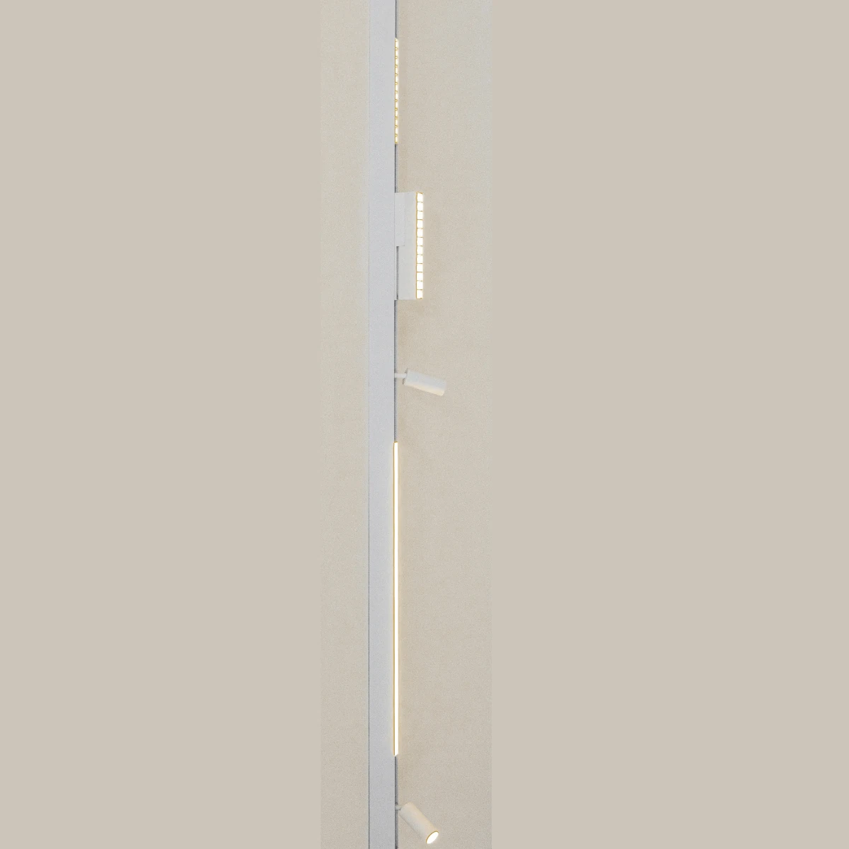 Magnetic LED Linear Track Light 20W Matt White