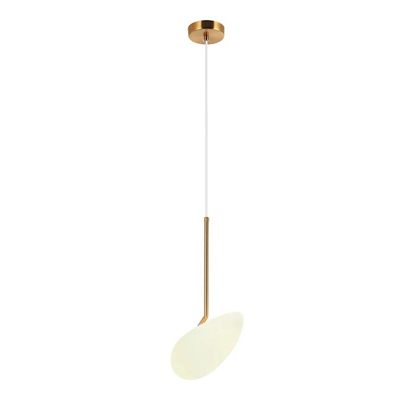 Organic LED Pendant Light 5W 3000K Gold Matt