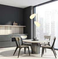 Organic LED Pendant Light 5W 3000K Gold Matt - Image 1