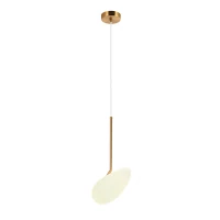Organic LED Pendant Light 5W 3000K Gold Matt - Image 2