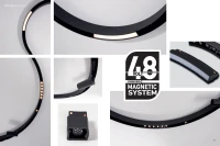Magnetic Linear LED Track Light, 8W 3000K DALI, Sandy Black - Image 5