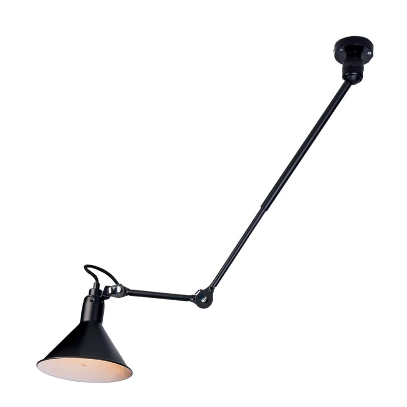 Adjustable Black Matt Pendant Light E27