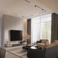 Magnetinis LED Šviestuvas, 13W, 3000K Šiltai Baltas, DALI Reguliuojamas, Juodas - Nuotrauka 3