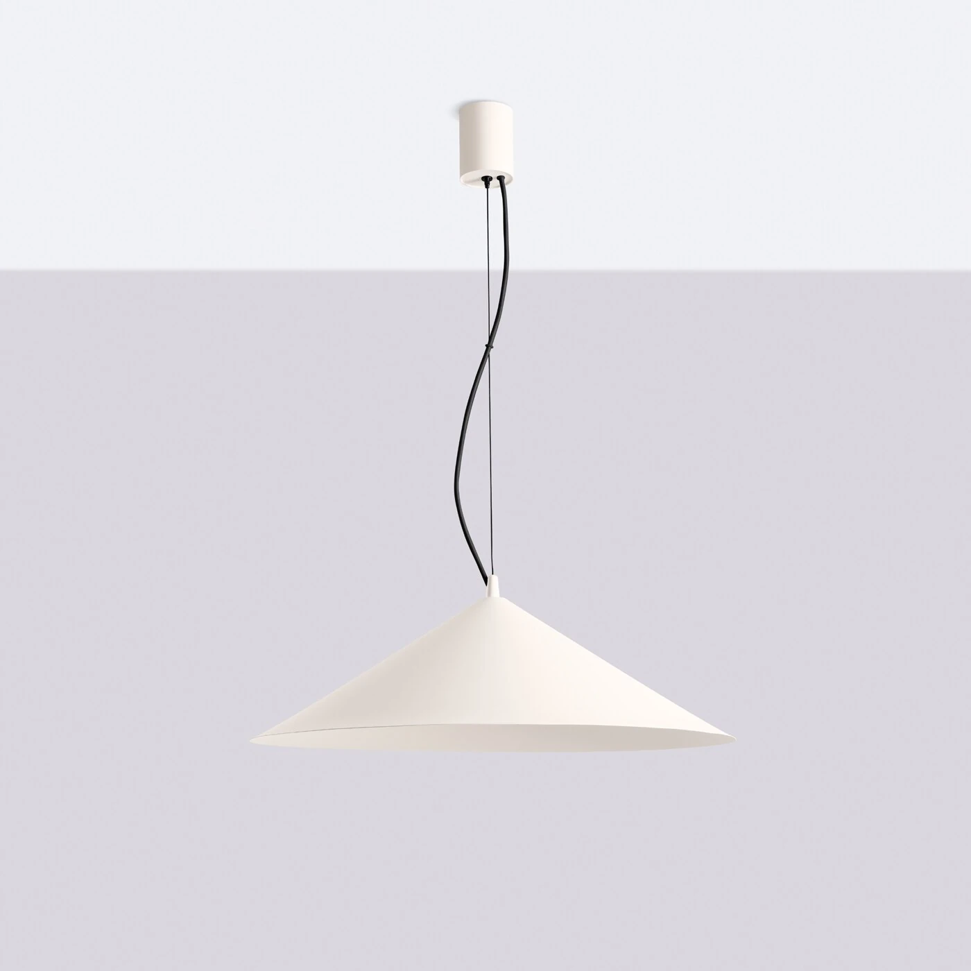 Pendant lamp 7.5W – conical, beige, CRI90