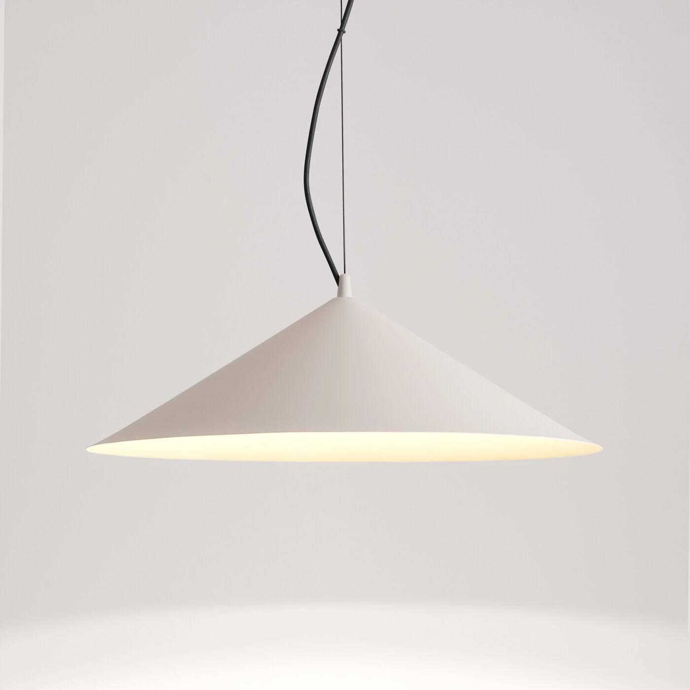 Pendant lamp 7.5W – conical, beige, CRI90