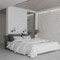 Lankstus LED sieninis šviestuvas 3W 3000K, juodas matinis - Nuotrauka 3