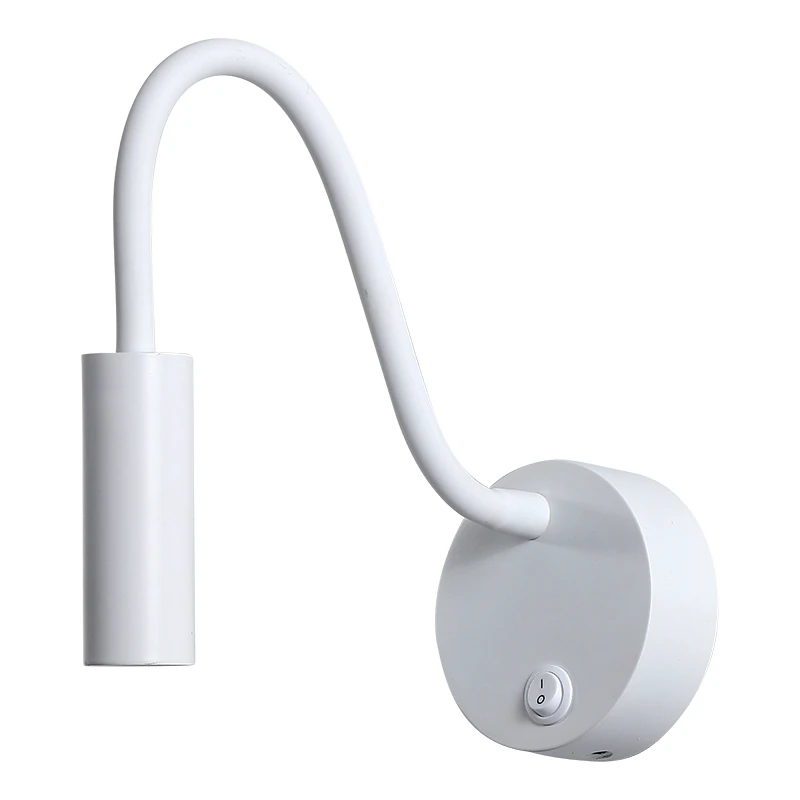 LED Wall Light, 3W, 3000K, White Matt, Surface Mount, 26 cm