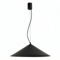 Pakabinamas šviestuvas 50 cm – kūgis, juodas, LED 4000K - Nuotrauka 2