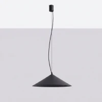 Pakabinamas šviestuvas 50 cm – kūgis, juodas, LED 4000K - Nuotrauka 8