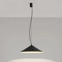 Pakabinamas šviestuvas 50 cm – kūgis, juodas, LED 4000K - Nuotrauka 9