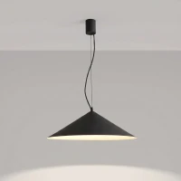 Pakabinamas šviestuvas 50 cm – kūgis, juodas, LED 4000K - Nuotrauka 1