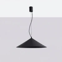 Pakabinamas šviestuvas 50 cm – kūgis, juodas, LED 4000K - Nuotrauka 3