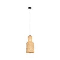 Natural Braided Wheat Pendant Light, 45 cm - Image 2