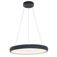 Sandy Black Round LED Pendant Light, Ø60cm - Image 1