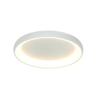 Lubinis LED šviestuvas 43W 3000K Baltas Matinis Aliuminis Akrilas Ø60cm - Nuotrauka 2