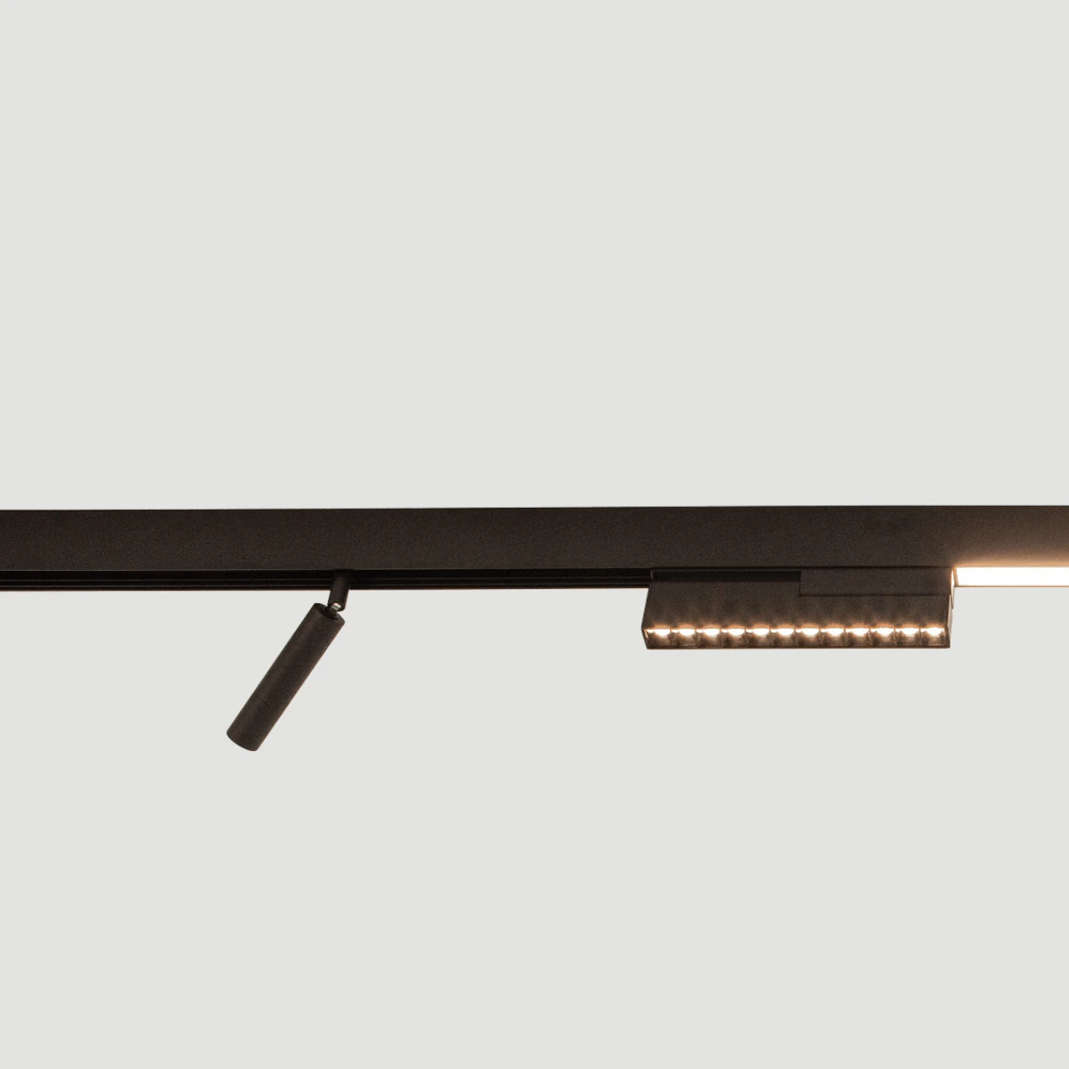 Magnetic LED Track Light, 12W, 3000K, Black