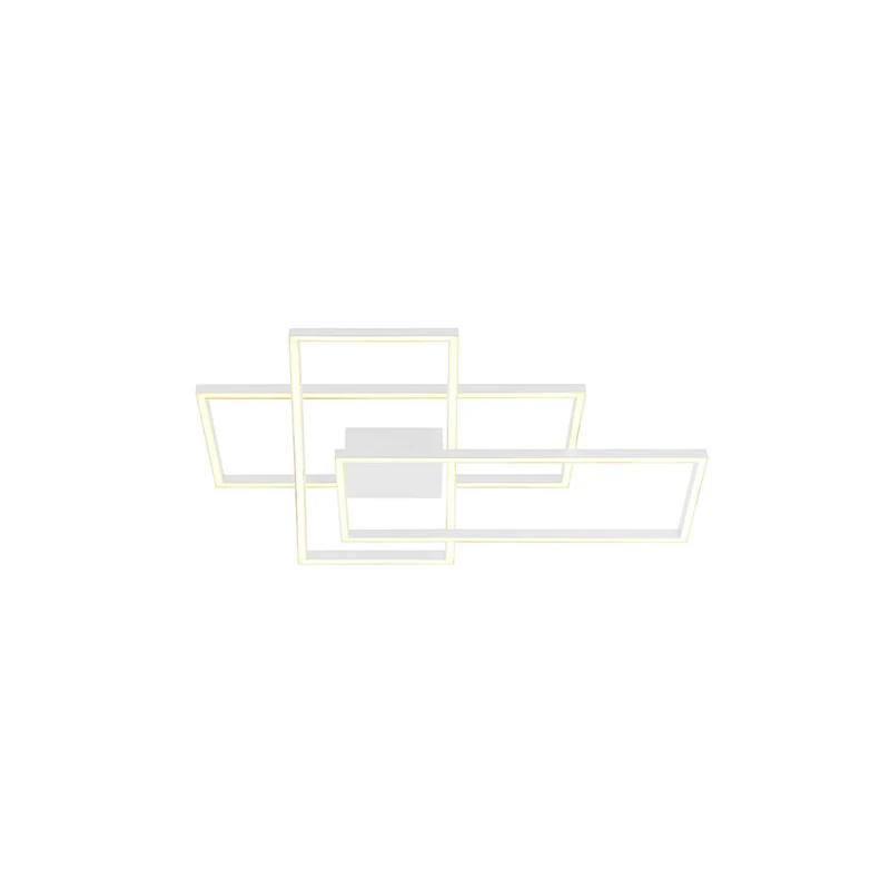 Modernus Geometrinis Dimeriuojamas LED Lubinis Šviestuvas, Baltas