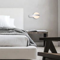 LED Globe Wall Light 5.6W 3000K White Matt - Image 1