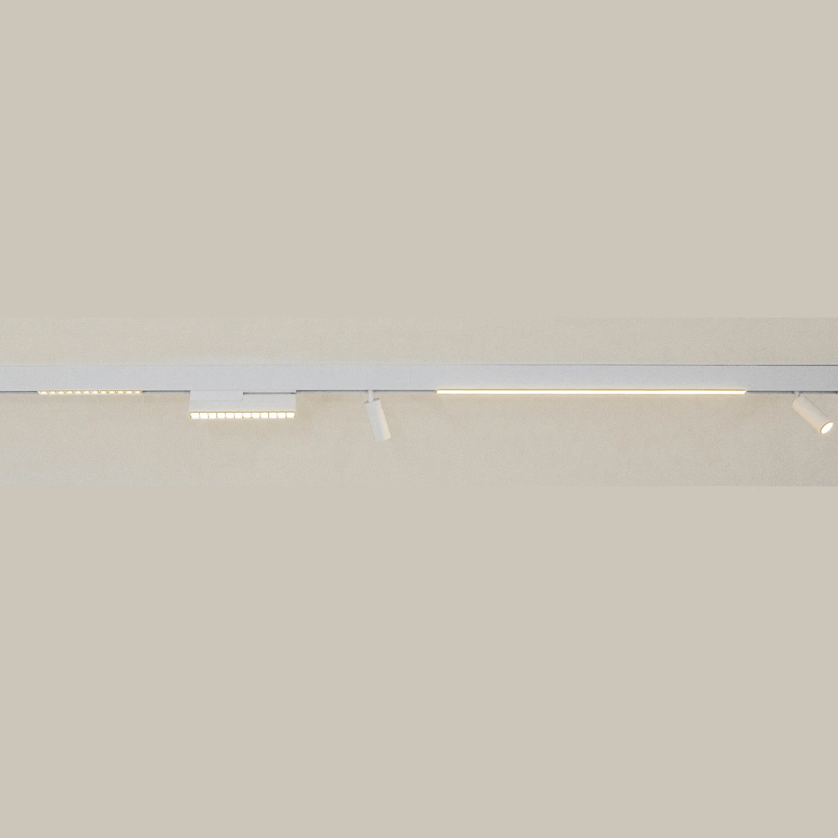 Magnetinis LED bėgelių prožektorius 7W, 4000K baltas
