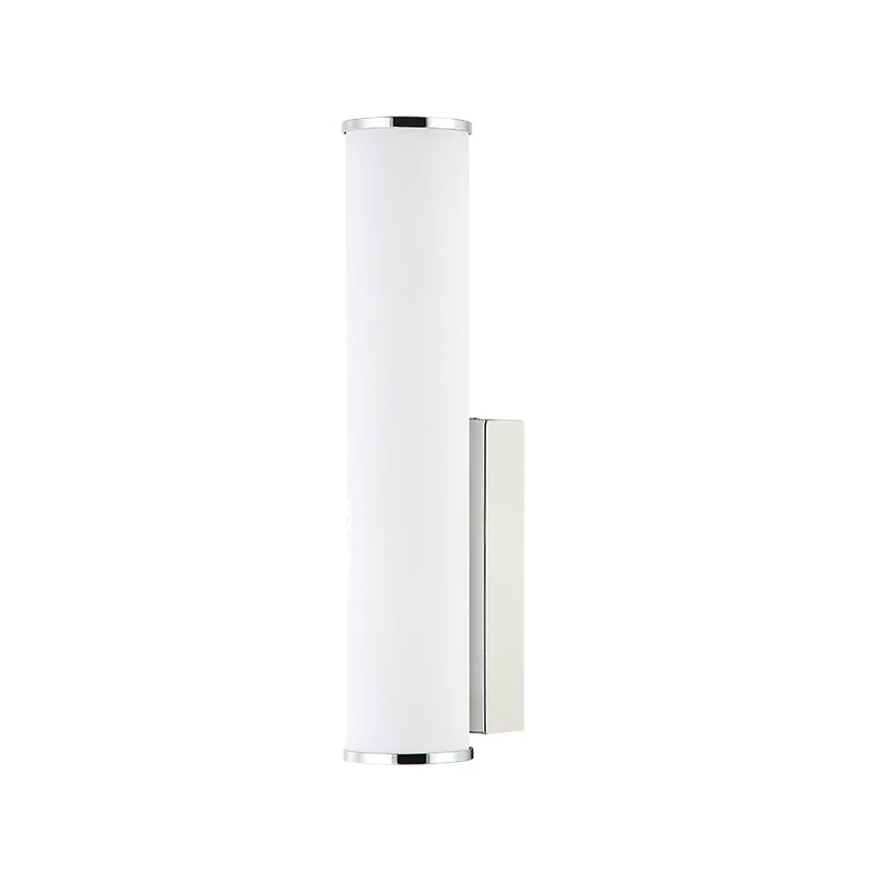 Modernus LED vonios sieninis šviestuvas, chromo spalvos, IP44