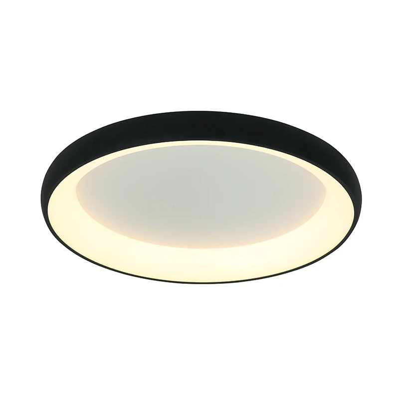 Matt Black Aluminium Acrylic LED Ceiling Light