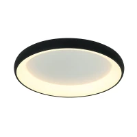 Matt Black Aluminium Acrylic LED Ceiling Light - Image 1