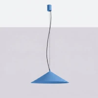 Pendant lamp 50 cm – conical, azure, LED 3000K - Image 8