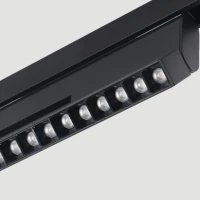 Magnetinis LED Tiesinis Bėgelinis Šviestuvas 12W 3000K DALI Smėlio Juoda 22cm - Nuotrauka 4
