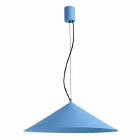 Pendant lamp 50 cm – conical, light blue, LED 4000K - Image 2