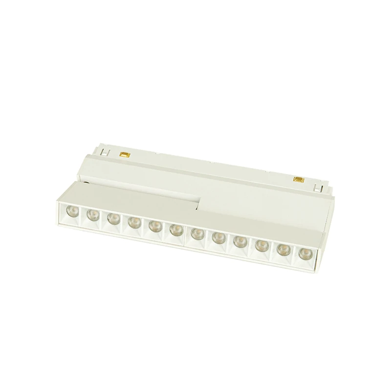 Magnetinis Reguliuojamas Grotelinis LED Šviestuvas 12W 3000K Baltas