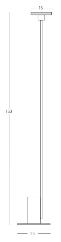 Matt Black Minimalist LED Floor Lamp - Image 4