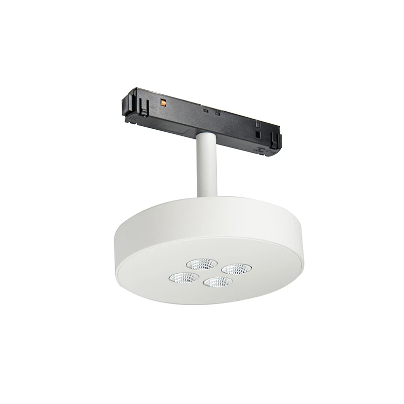 Apvalus Magnetinis LED Prožektorius 12W 3000K Smėlio Balta