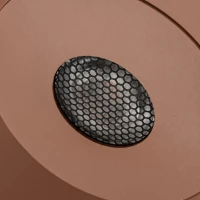 Pendant lamp 50 cm – cone shade, mocha, TRIAC dimmable LED - Image 7