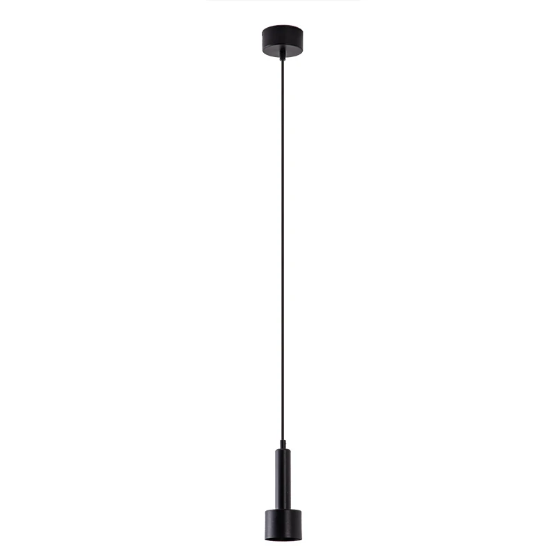 LED pakabinamas šviestuvas 7W, 3000K, matinis juodas, Ø7x16 cm